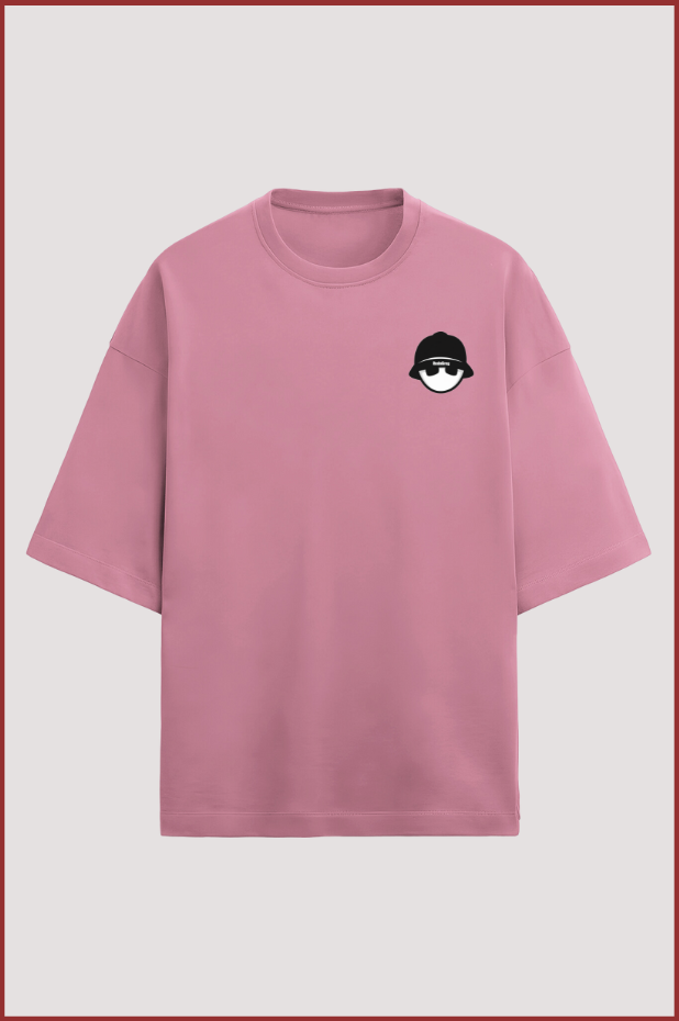 REDNGREY FRENCH TERRY OVERSIZE TSHIRT PINK