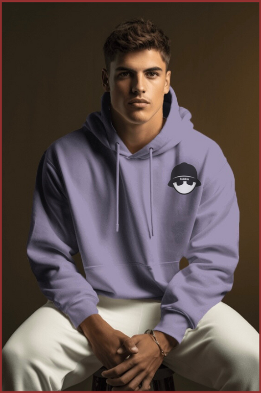 REDNGREY OVERSIZE HOODIE LAVENDER ( EMBROIDERY PRINT )
